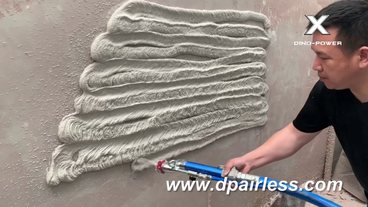 gypsum plaster sprayer machine, rotor stator pump for gypsum / cement