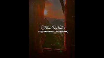وخلقناكم أزواجا  وجعلنا نومكم سباتا  وجعلنا الليل لباسا | سورة النبأ | القارئ عبدالرحمن مسعد