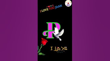 R 💚 🌹 Name art💐 video viral #nameart😍 #youtube #love #whatsapp Sk Alam 143