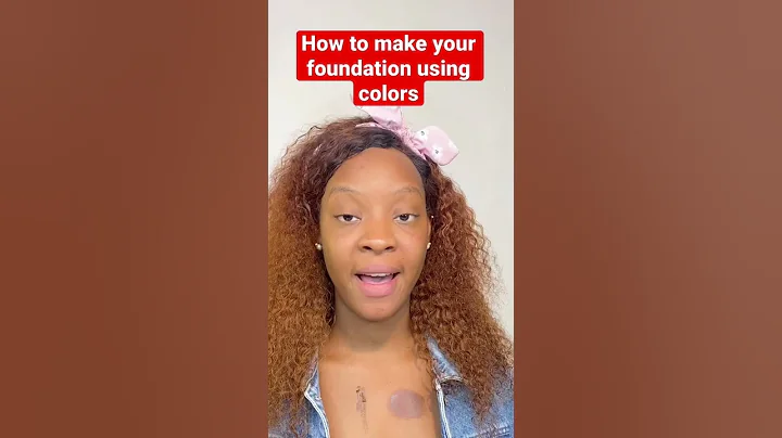 How to use color theory to make your perfect foundation shade (detailed tutorial) #colorwheel