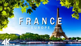 FLYING OVER FRANCE (4K UHD)  Relaxing Music Along With Beautiful Nature Videos  4K Video Ultra HD