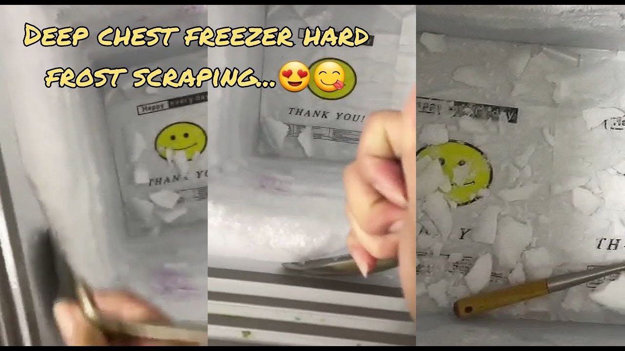 ASMR Deep Chest Feezer Hard Frost Scraping Frost Eating ICE ASMR asmr-deep-chest-feezer-hard-frost-scraping-frost-eating-ice-asmr
