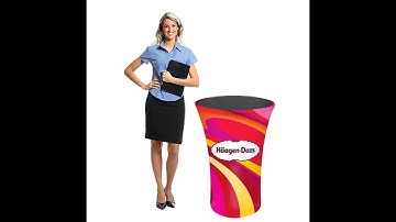 Fabric Pop Up Podium Counter Display - 314 Display