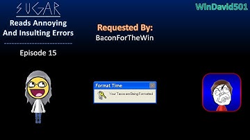 Needs More Sugar | Sugar Reads Annoying And Insulting Errors