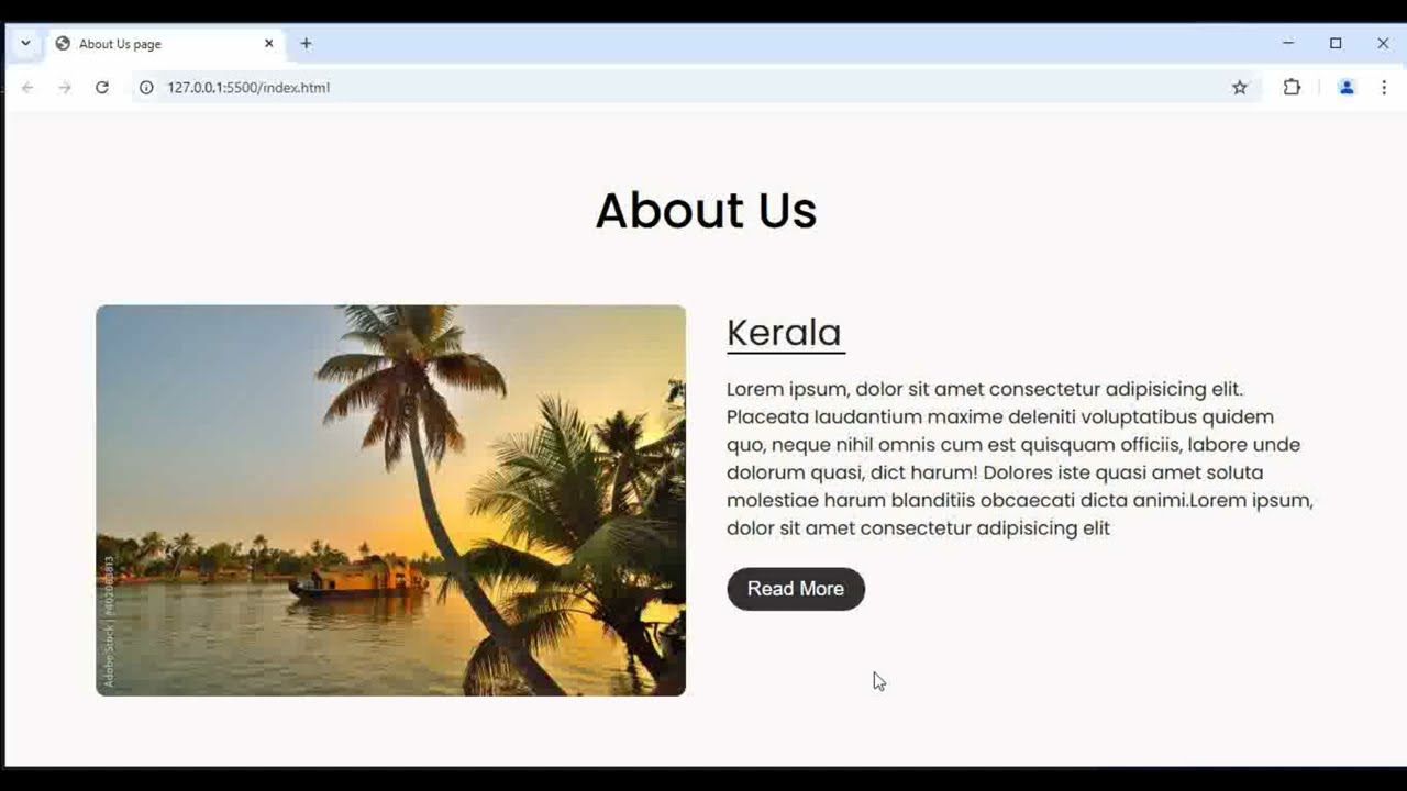 Build a Responsive About Us Page in HTML and CSS: A Step-by-Step Guide