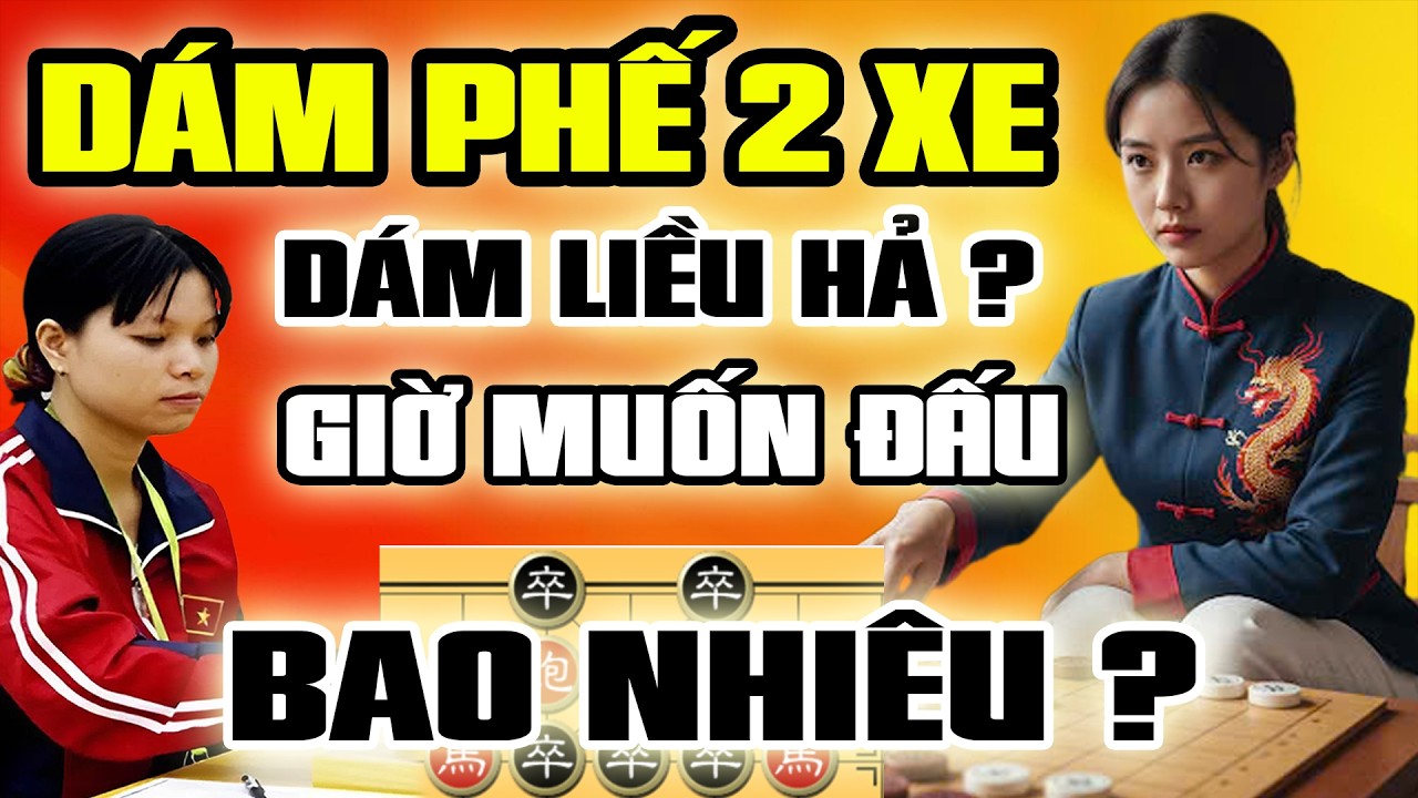 🔴 Cờ tướng - Đại sư giật mình PHẾ 2 XE của Lan Hương rồi dính cái bẫy độc