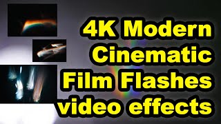 4K Modern Cinematic Film Flashes 100+ Video Effects / new free video effects