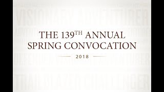 2018 UM Spring Convocation - Thursday, June 7 - Morning Ceremony
