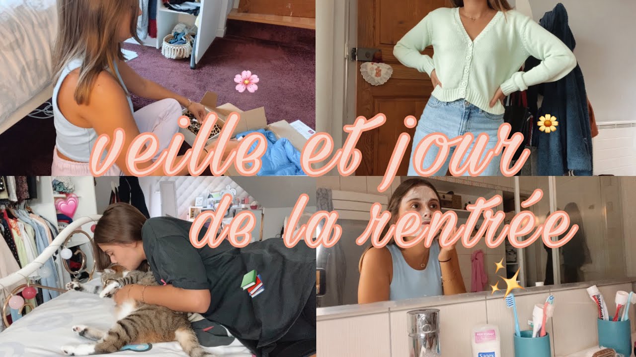 BACK TO SCHOOL #4: Veille + jour de la rentrée ♡