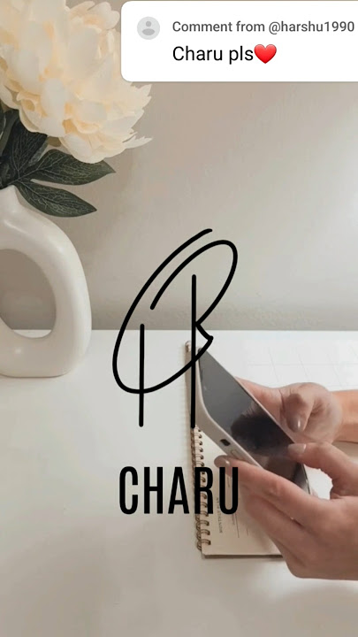 charu #charu #logodesign #namelogodesign #artandcraft #youtubeshorts #shorts #growonyoutube #bts