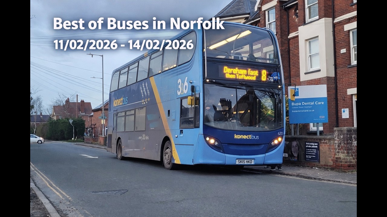Best of Buses in Norfolk | 11/02/2026 - 14/02/2026