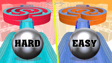 Unreal Level in Going Balls - Normal vs Reverse! Speedrun Gameplay, Race-68