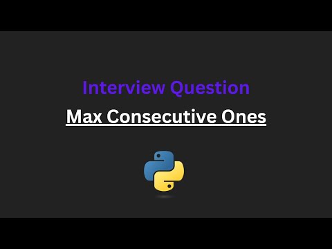 Max Consecutive Ones - Leetcode 485 - Python