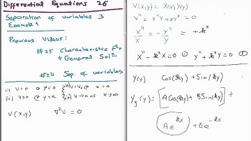 Differential Equations 26 : Separation of Variables Example 1