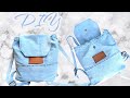 MOCHILA DE JEANS ANTIGUOS | TUTORIAL DE MOCHILA