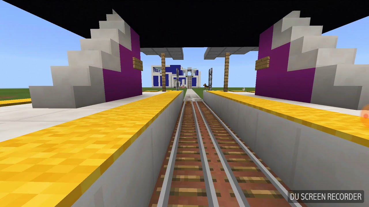 Minecraft MTR 聖誕節將至，到機場接朋友機