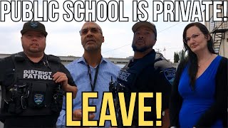 SECURITY DOESN'T UNDERSTAND PRIVATE PROPERTY! - TIME TO LEAVE!