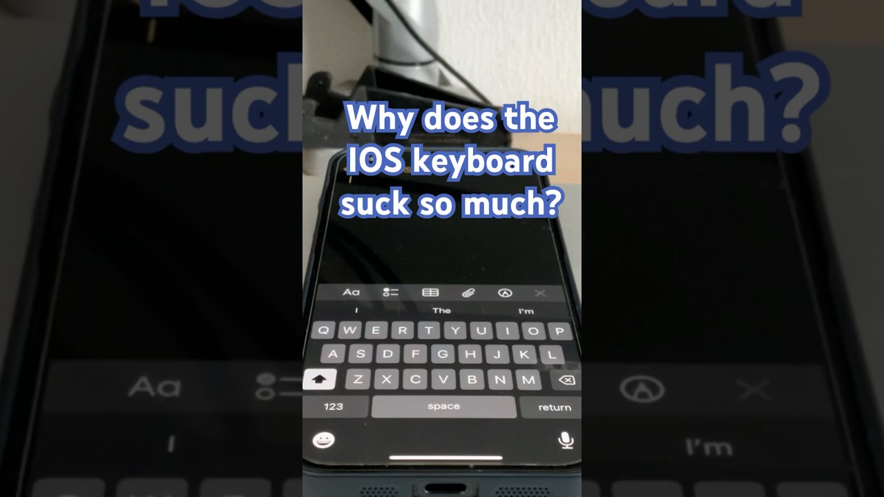 Why the iOS keyboard still sucks in 2025 😤 (iPhone tips and problems)