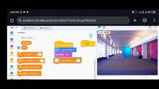 Scratch lecture 5 (balloon game)