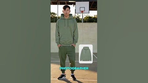 Apparel flatlays on realistic AI Models