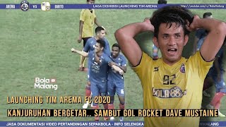 GEMURUH STADION KANJURUHAN & MOMEN KEMERIAHAN LAUNCHING TIM AREMA FC DI ERA COACH MARIO GOMEZ
