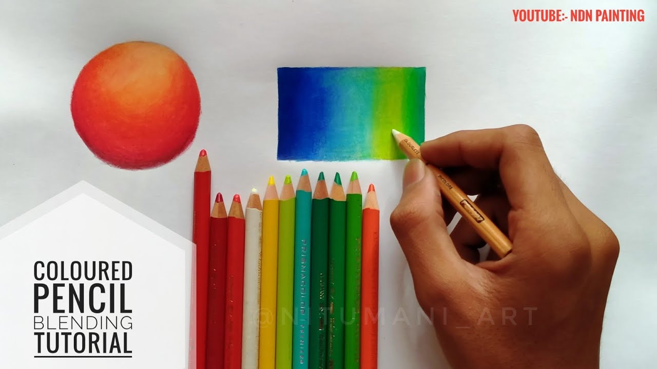 How to Blend Coloured Pencil/ Most Important Tips for Beginners