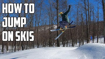 How to Jump on Skis - In 4 EASY Steps