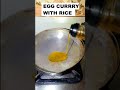 EGG CURRY WITH RICE 😍