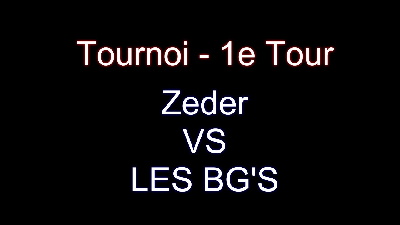 Premier Tour | Zeder VS Les BG'S | Floolgaming Rexastral VS Karimsonic Satanistedoll