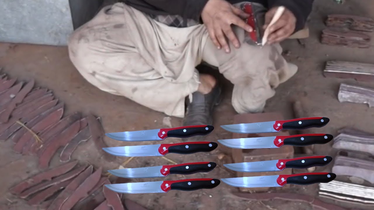 Amazing Skills of Handmade  Making process A Beautiful Knife  l How To Make Knife from Carbon Steel