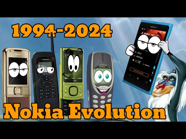 The Evolution of Nokia Tune | Cartoon Version Nokia Tune Animation. class=