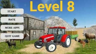 Tractor driver 3d simulator farming level 8, 🌟 🌟 🌟 3 Excellent. screenshot 4