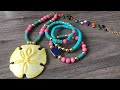 Necklace and Bracelet Tutorial Featuring Christine White Style Beads!