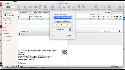 git flow with sourcetree in 5 minutes