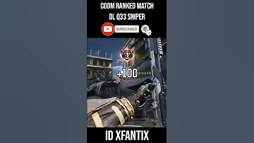 COD MOBILE RANKED MATCH DL Q33 SNIPER CODM CALL OF DUTY MOBILE SHORTS VIDEO | ID XFANTIX | #shorts