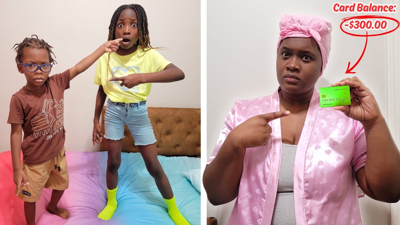 SIBLINGS STEAL MOM'S CREDIT CARD FOR ROBLOX, THEY INSTANTLY REGRET IT