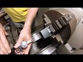 Clever way to indicate a square part in a 4 jaw chuck - SUPER EASY !!