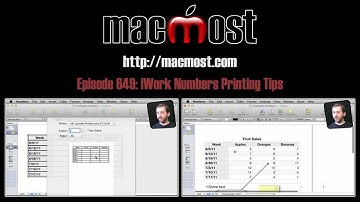 iWork Numbers Printing Tips (MacMost Now 649)