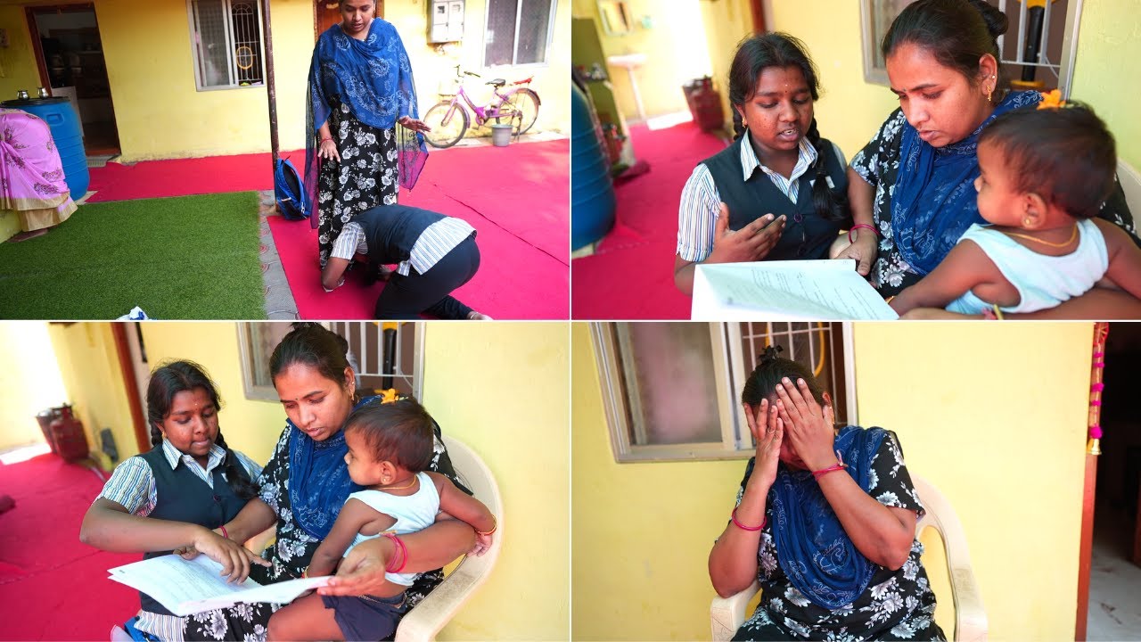 3rd Exam புவனா இப்படி எழுதி இருக்கேன்னு சொல்றா !!! Mrs.Abi & Family