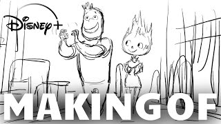 Making Of ELEMENTAL (2023) - Best Of Behind The Scenes, Voice Actor Cips &amp; Drawing | Pixar | Disney+