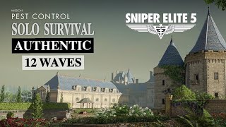 Sniper elite 5 authentic difficulty survival all waves pest control