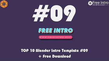 TOP 10 Blender Intro Template #09 - Free Download 2017
