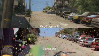 Sony Bouncy Balls commercial vs Cryengine2 recreation (Full HD 1080p)