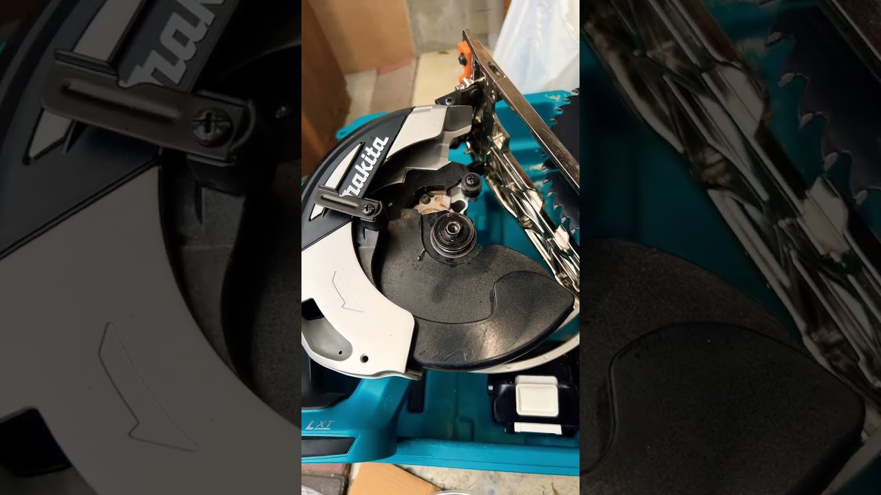 丸ノコの刃を替えるよ