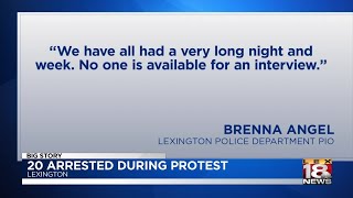 18 of 20 arrested protesters released from police custody
