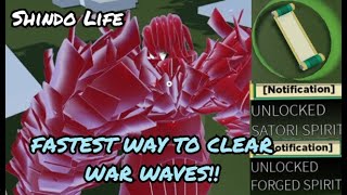 Shindo Life - Getting Bankai Spirit And How To Clear War Waves Fast!!