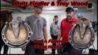 Unbelievable Results! Coolest Horseshoeing Job I've Seen! Farriers Forge Frost Heel Tool n Fullered