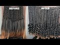 Another DIY: Half Braids Half Curls Crochet Braids || Collab With Dilias Empire || Leeven Hair