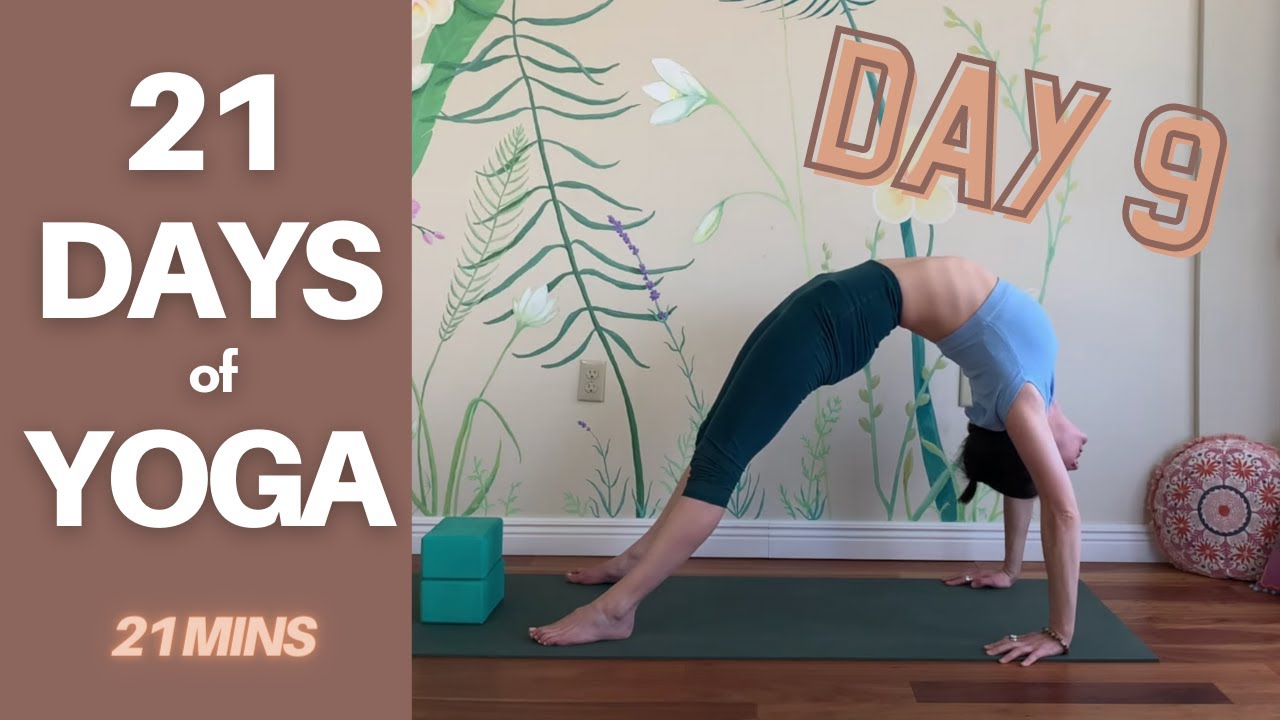 DAY 9 - HEART OPENERS 💛 VINYASA YOGA PRACTICE - 21 DAYS OF YOGA