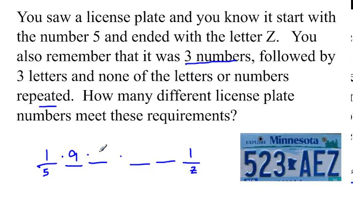 College Algebra Counting Principles
